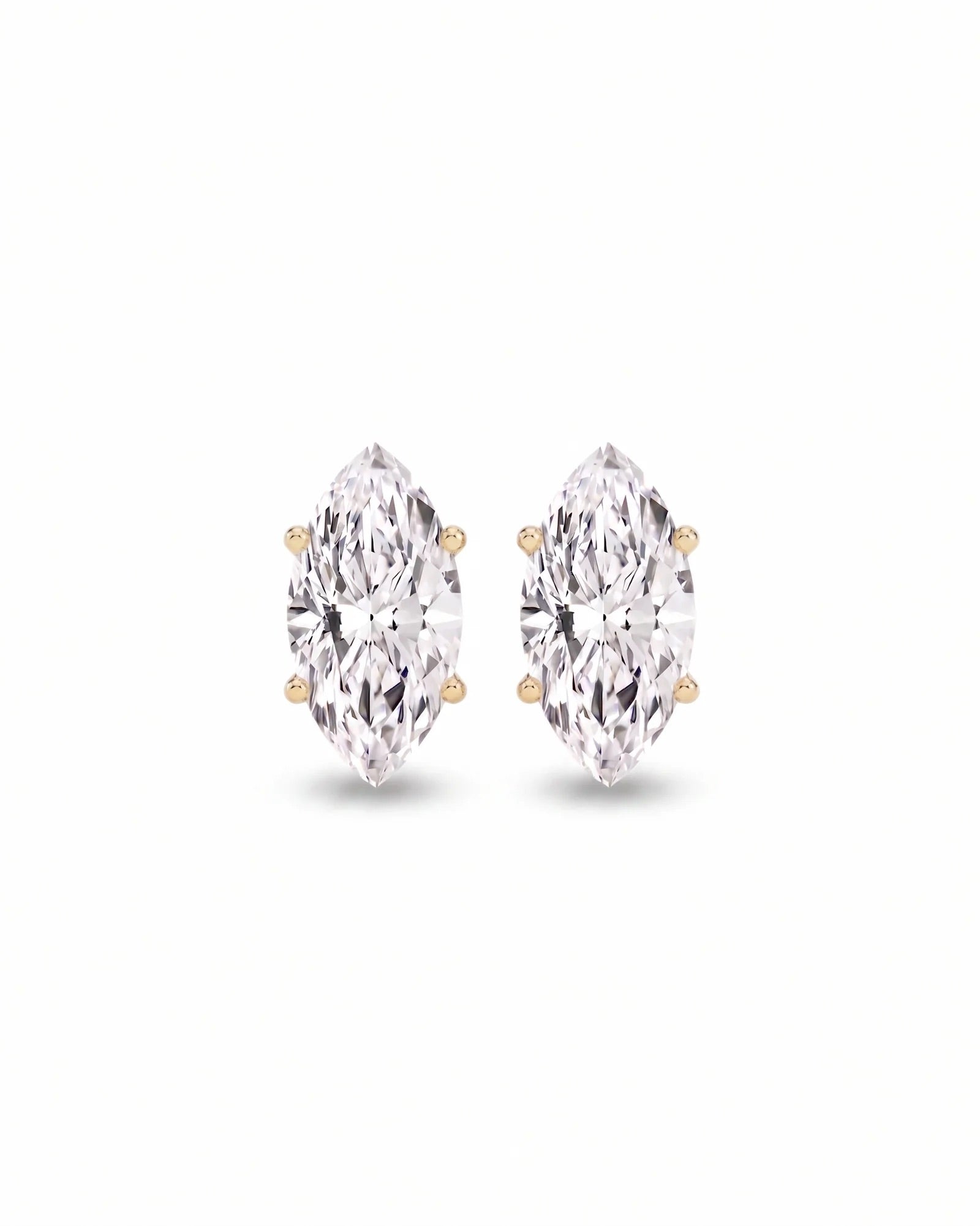 Marquise Diamond Studs