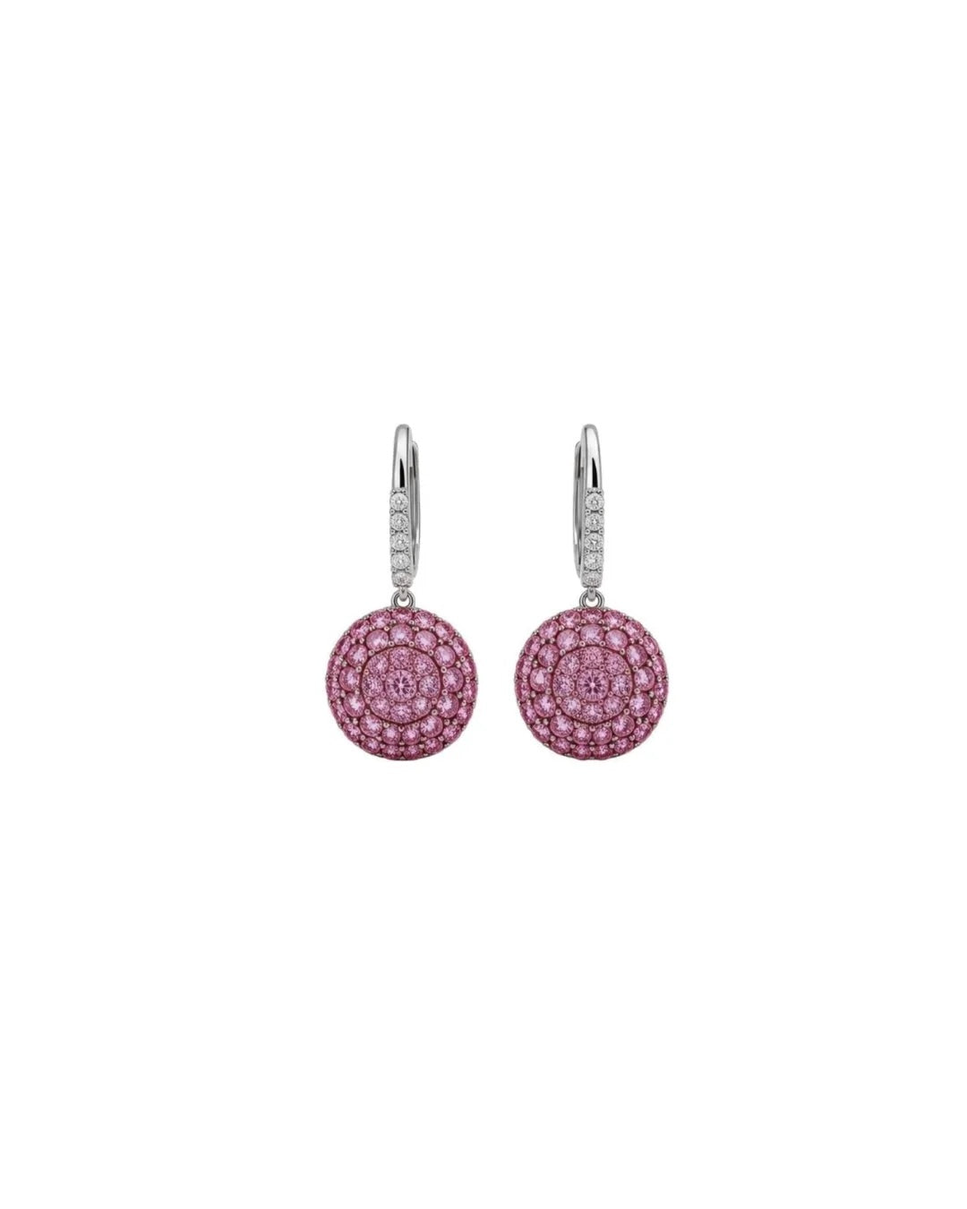 Pink Sapphire Drop Earrings