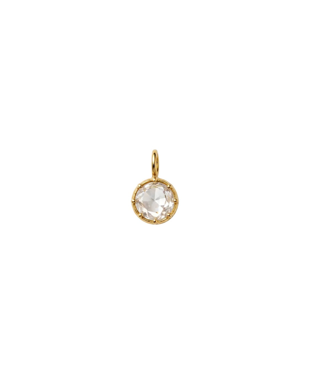 Rose-Cut Diamond Pendant