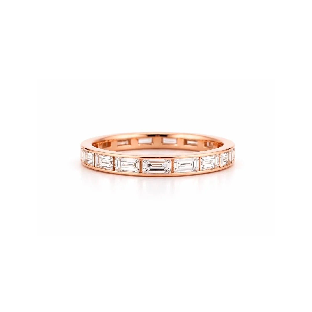 Baguette-cut Eternity Band
