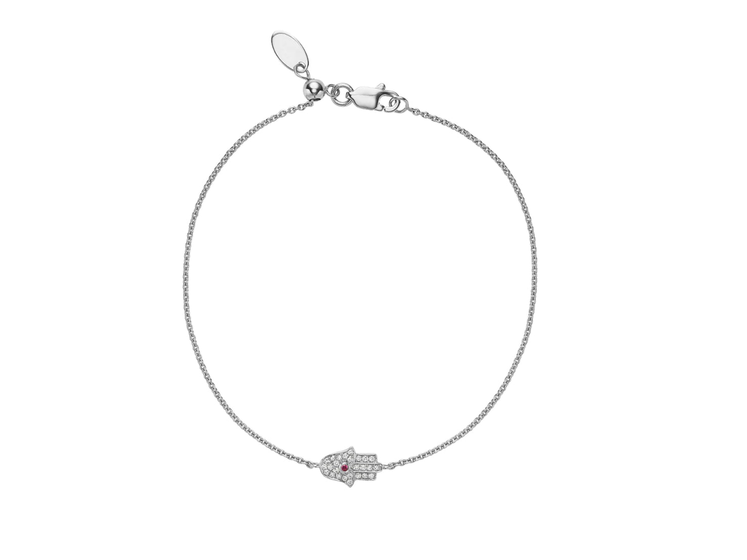 Diamond Hamsa Bracelet