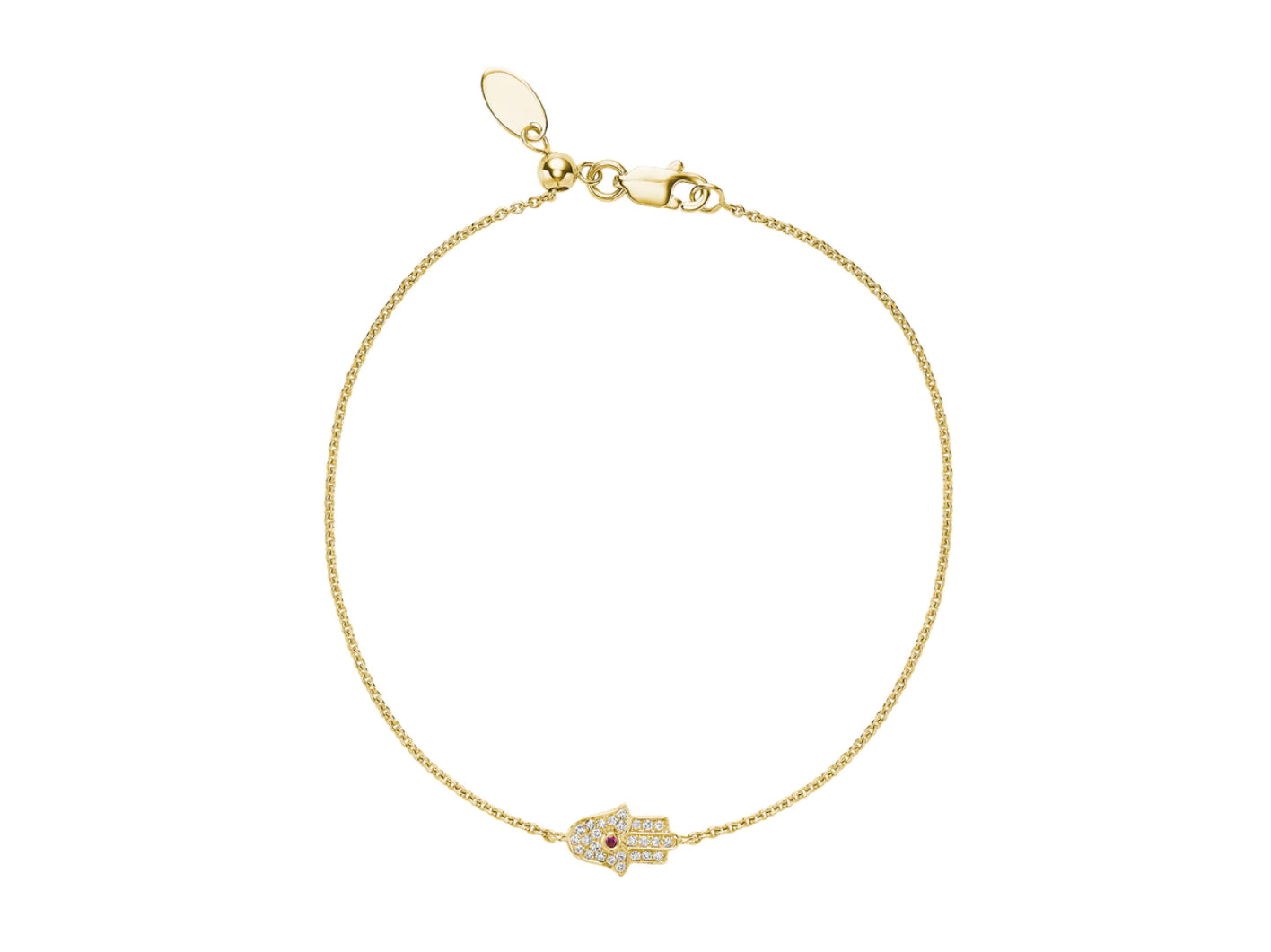 Diamond Hamsa Bracelet
