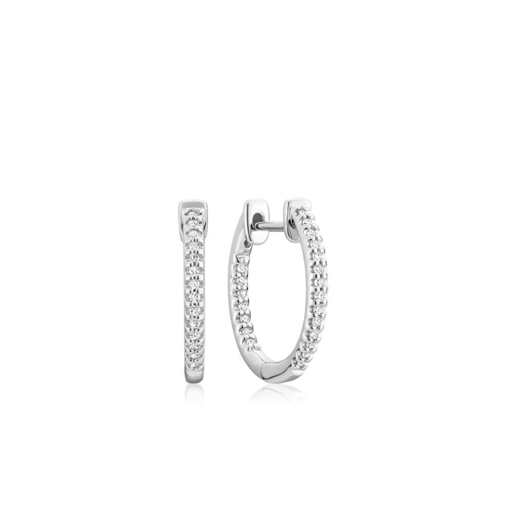 Diamond Inside-Out Hoop Earrings