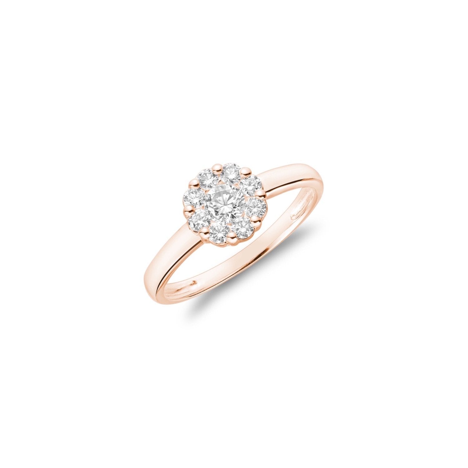 Diamond Cluster Ring
